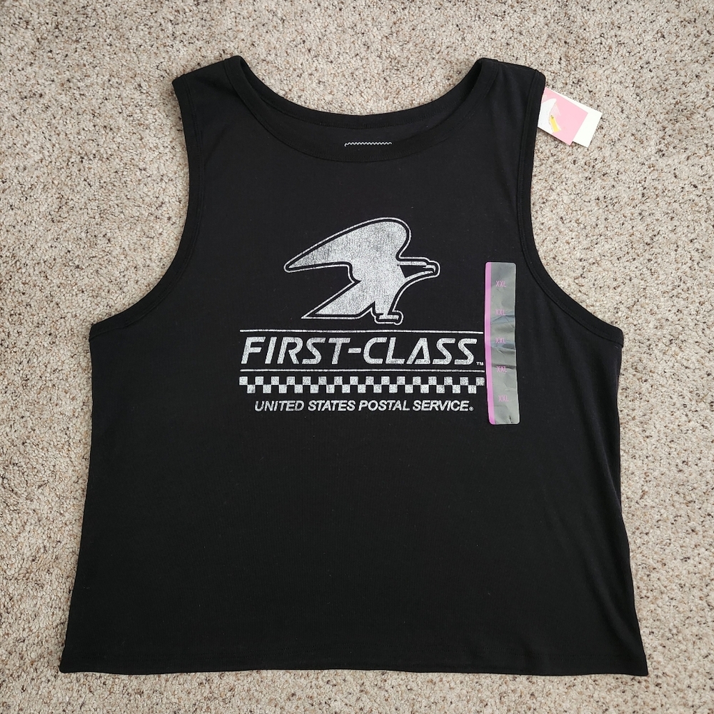 Hybrid Apparel USPS Black Tank Top
